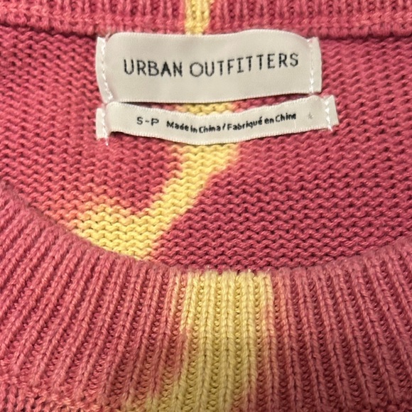 Urban Outfitters Tie Dye Sweater - Pink and Yellow - Small - Picture 4 of 6